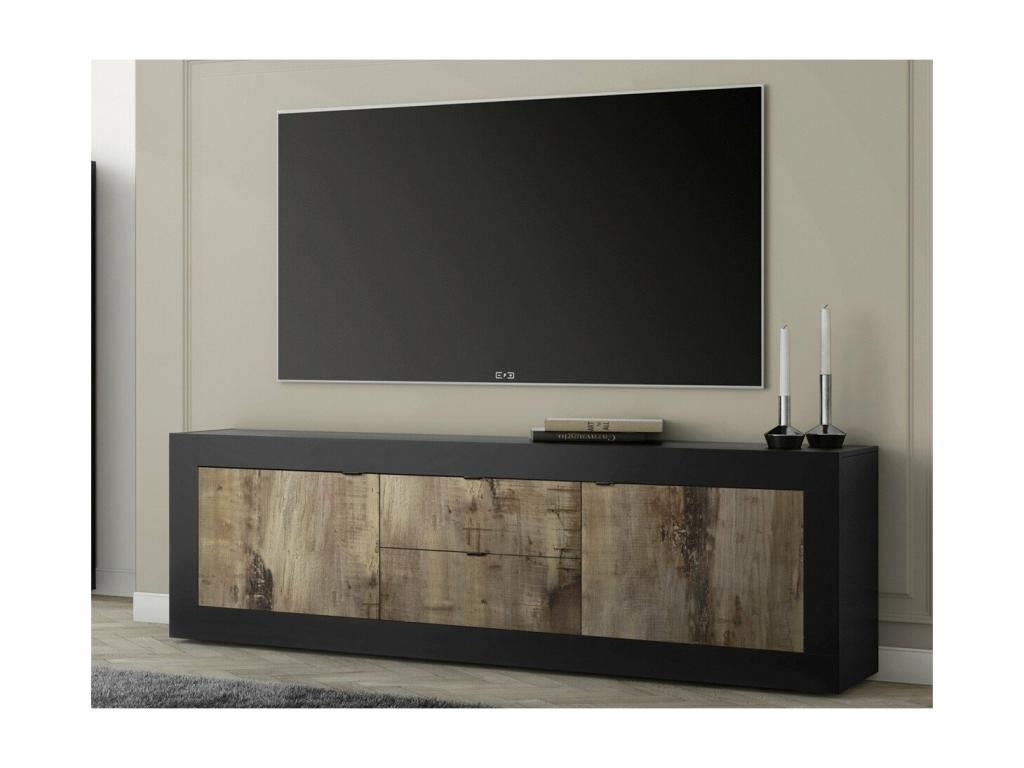 Homelumiere 2-Door, 2-Drawer Low Sideboard - W210 cm