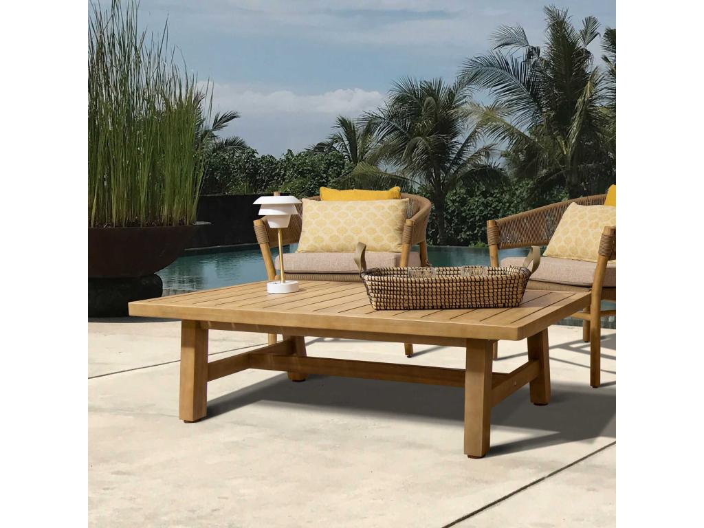 Delimoa Home - Delimoa Wooden Coffee Table 12620AWTC