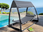 Trinidad slate swing with mosquito net - Homelumiere