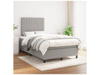 Delimoa bed base with light grey mattress 120x200 Fabric 92475BRKB