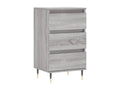 Homelumiere grey sideboard 40x35x70 cm engineered wood