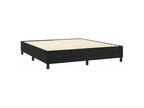 Homelumiere bed base with black velvet mattress 180x200