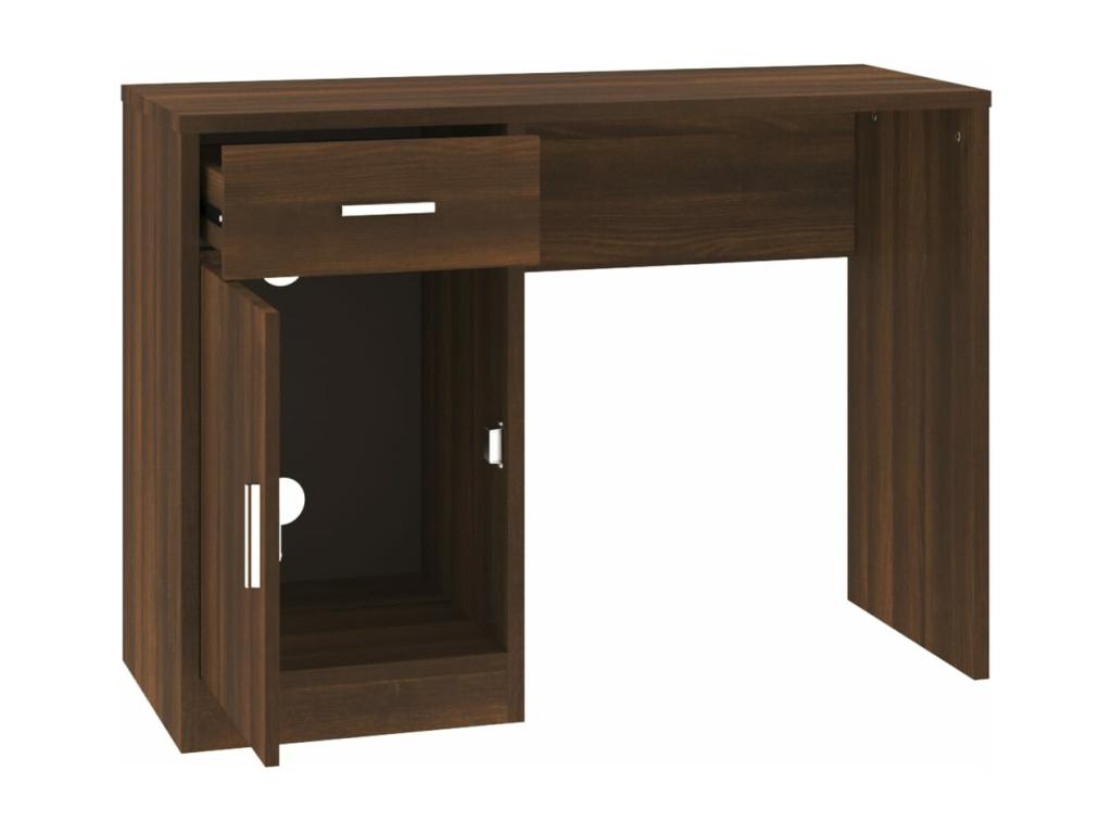 Brown desk/workstation, 100x40x73 cm, 02 0023452