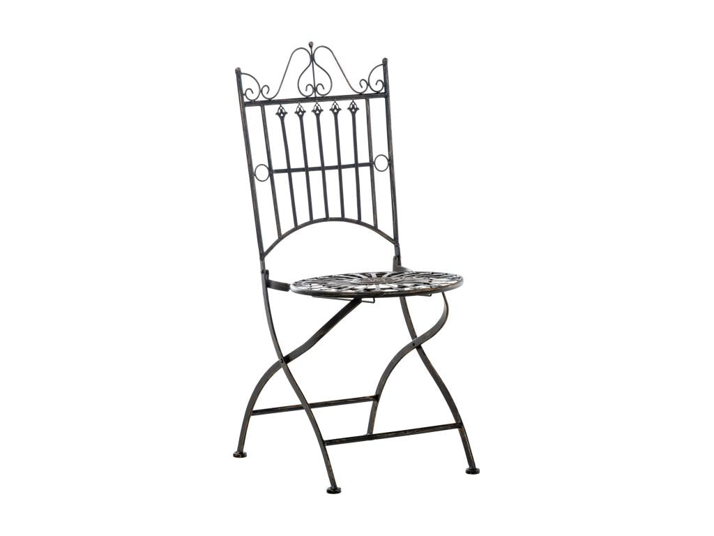 Garden chairs - Metal / Metal - Bronze - Homelumiere