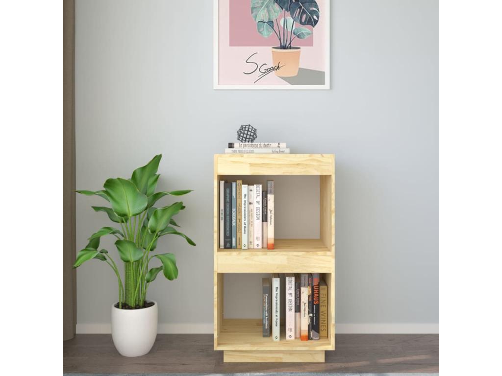 Bookcase 40x35x71 cm solid pine wood