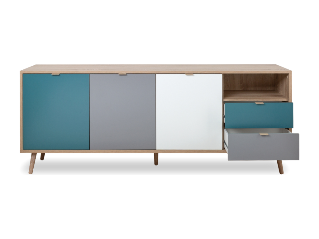 Homelumiere tricolor style sideboard 180 cm Homelumiere