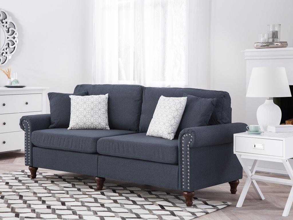 OTRA 3-Seater Sofa in Dark Grey Fabric