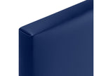 Homelumiere Faux Leather Headboard with Buttons 135x50cm for 120/135cm Beds - Blue