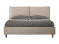 Homelumiere Upholstered Storage Bed 160x200 Sand Microfiber