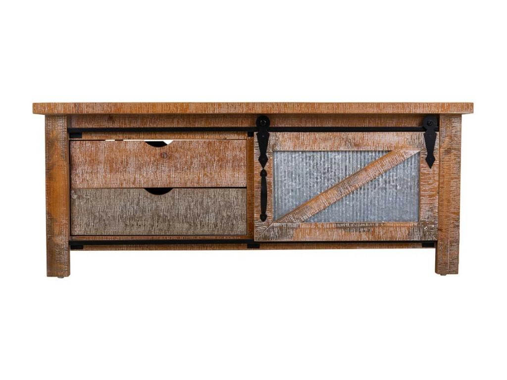 Brown coffee table 120x60x48h 06248QBFQ