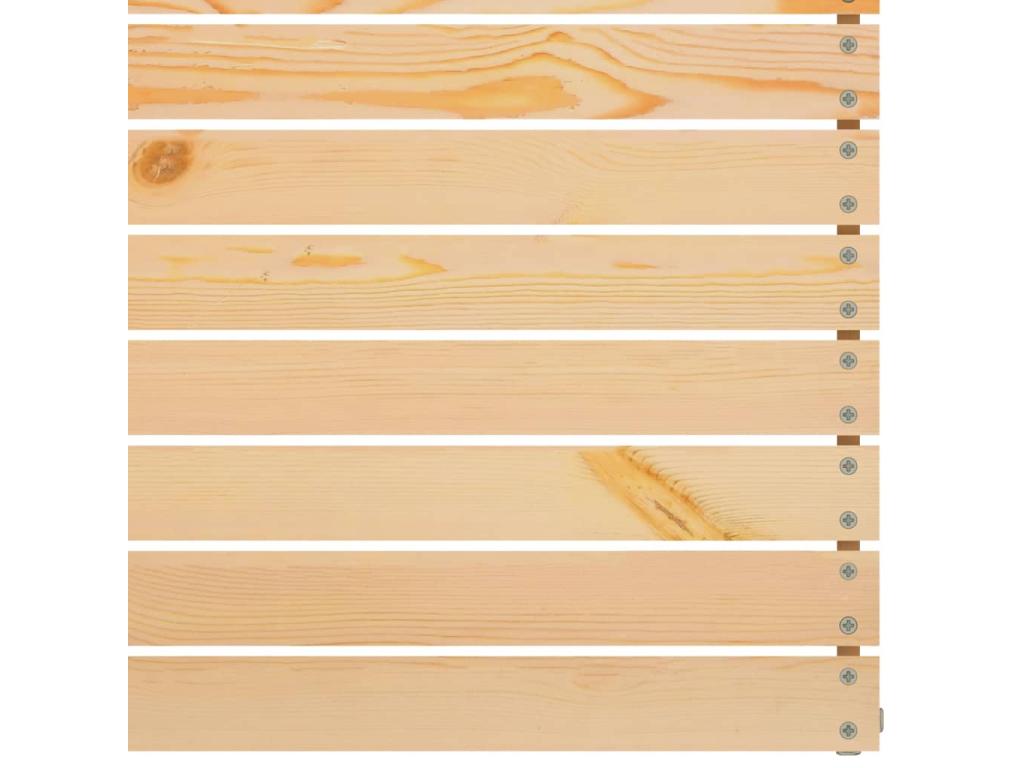 6-piece garden furniture set, solid pine wood, 84289OMTV