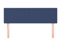 2-Piece Headboard Set, Blue, 72x5x78/88 cm, Fabric