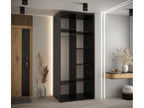 Delimoa 7 Sliding Door Wardrobe 235.2/110/60 2 Doors Black/White/Silver 41800CEBX