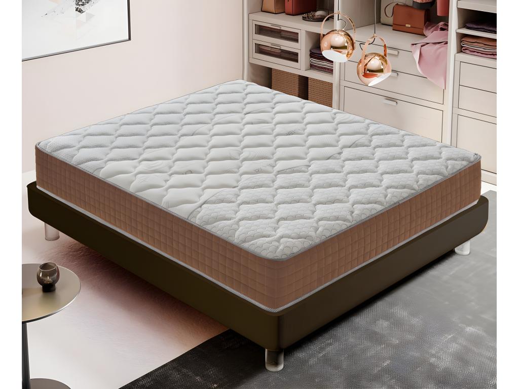 Mattress with 1600 pocket springs and 9-zone memory foam - 25cm high, 150x190cm