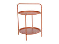 Round side table 50x66 cm matte terracotta
