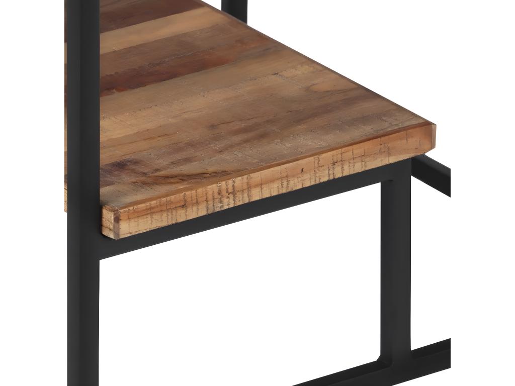 Side table 50x50x50 cm solid reclaimed teak 12924SAGC