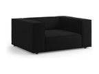Homelumiere - Homelumiere armchair in black velvet - 124x102x70cm