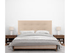 Homelumiere Faux Leather Upholstered Headboard 145x60cm for 135/140cm Bed - Beige