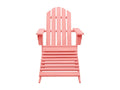 Homelumiere garden chair with solid pink fir wood ottoman