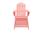 Homelumiere garden chair with solid pink fir wood ottoman
