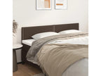 2-piece Brown Headboard Set, 90x5x78/88 cm, Faux Leather, 93809CLRH
