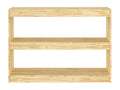 Bookshelf/Room Divider 100x30x71.5 cm Solid Pine