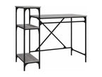 Homelumiere desk with shelves, 105x50x90 cm, engineered wood/iron