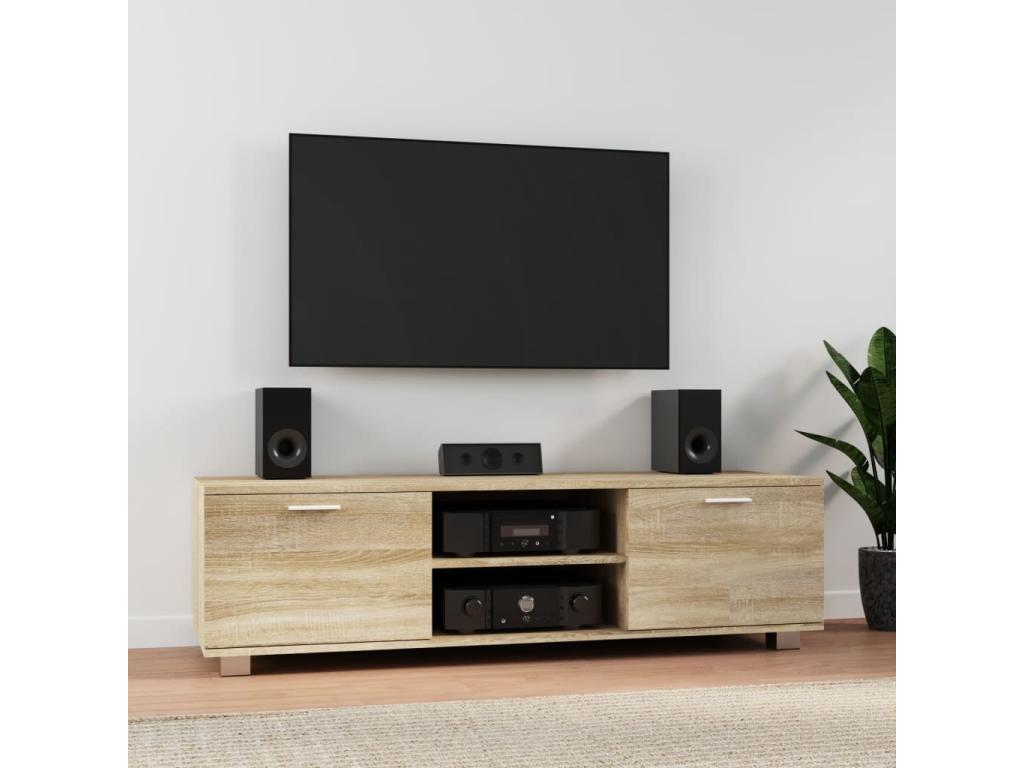 Homelumiere Oak TV Stand 140x40.5x35 cm Engineered Wood