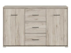 Homelumiere 2-Door 3-Drawer Buffet in Wood and Anthracite