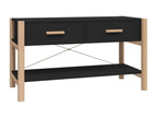 Black TV stand 82x38x45 cm Engineered wood
