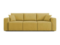 Homelumiere Sofa with 3 Pull-Out Seats in Soft Waterproof Fabric T02 245 cm Yellow