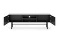 TV stand - 2 doors - 155 cm - black - Homelumiere