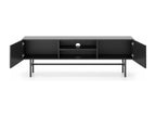 TV stand - 2 doors - 155 cm - black - Homelumiere