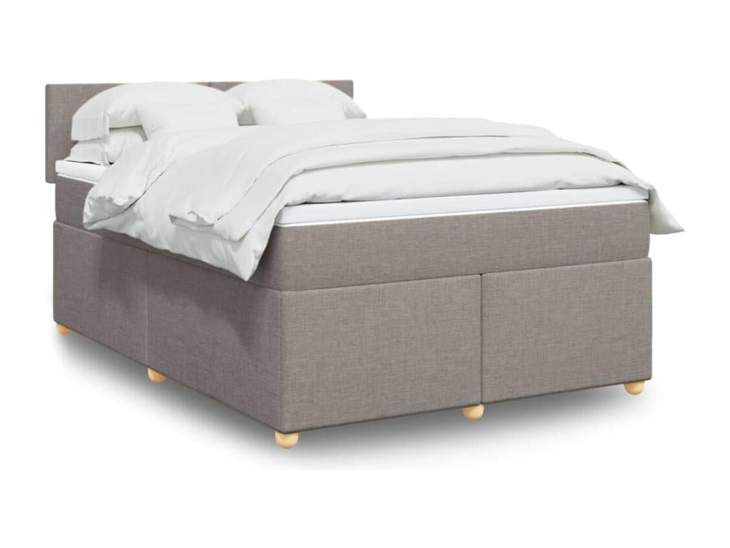 Homelumiere bed base with Homelumiere mattress 140x190 cm Fabric