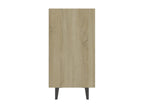 White and oak sideboard by Homelumiere, 103.5x35x70 cm, particleboard