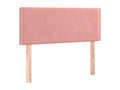Pink Headboard 100x5x78-88 Velvet