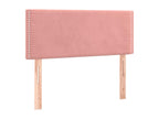Pink Headboard 100x5x78-88 Velvet