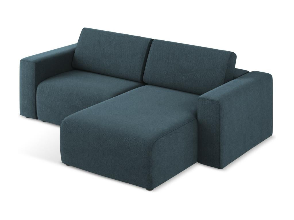 Modular right-hand corner sofa - in Delimoa - jeans - Delimoa 17380REPP