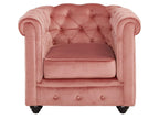 Homelumiere Armchair - Pastel Pink Velvet