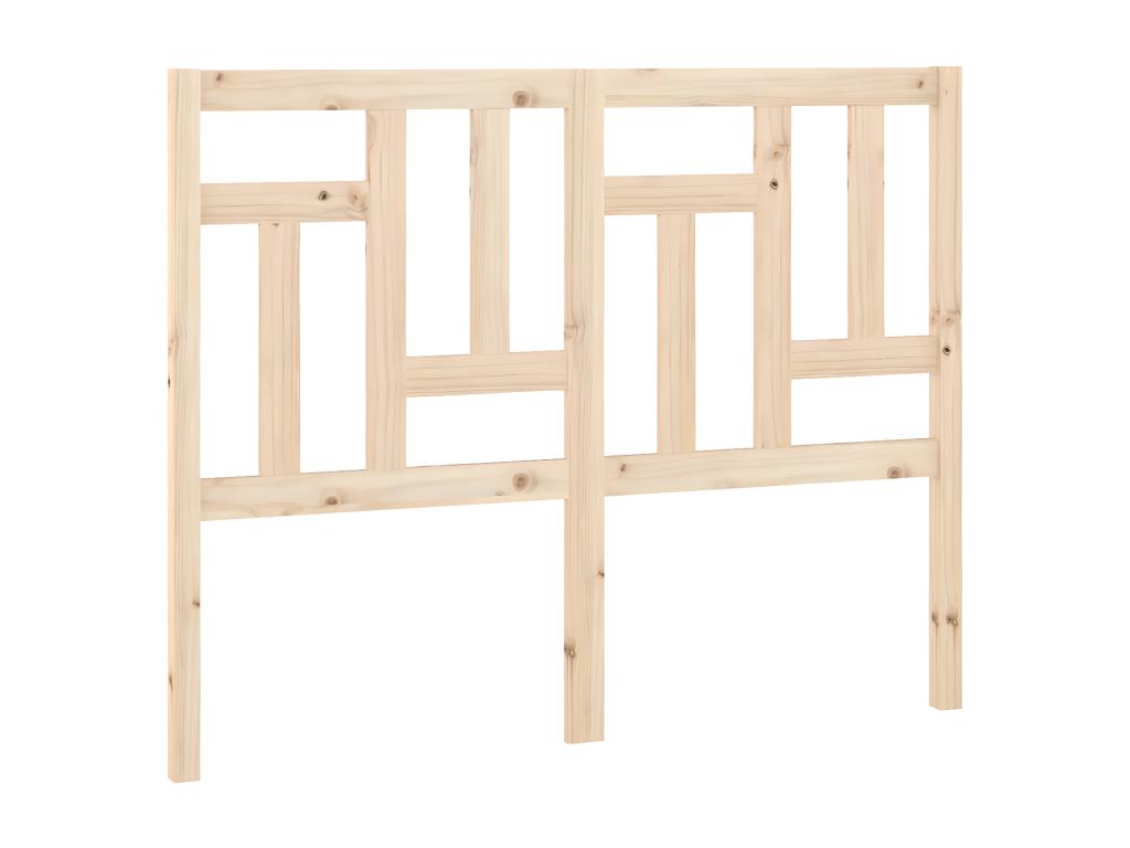 Headboard 125.5x4x100 cm Solid pine wood