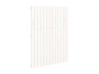 Wall-mounted headboard, white, 82.5x3x110 cm, solid pine wood, 27860WUHD