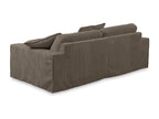 Sofa - brown corduroy - Homelumiere