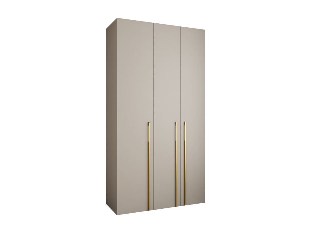 Homelumiere 3 245.5/130/40 3-door hinged wardrobe cashmere/gold