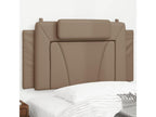 Cappuccino-colored headboard cushion, 100 cm, faux leather, 64870XWFR
