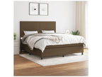 Homelumiere bed base with dark brown mattress 180x200