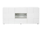 Homelumiere Buffet - LEDs - 2 Doors / 2 Drawers - White Lacquered