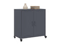 Anthracite sideboard 68.5x39x72 cm steel 18109SIPC