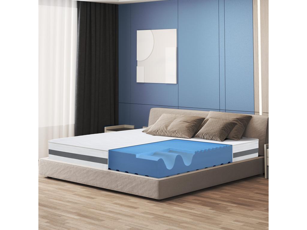 Single mattress 100x175 cm with orthopedic memory foam - Height 20 cm - Made in Italy 61722LDWL