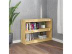 Bookshelf/Room Divider 100x30x71.5 cm Solid Pine