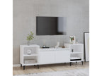 White TV stand 160x35x55 cm Engineered wood